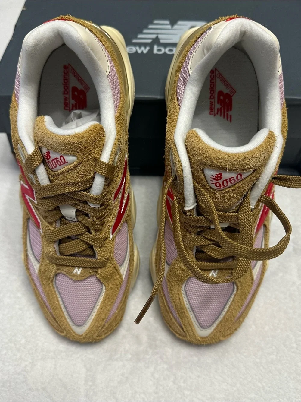 New Balance 9060 True Red NEW Youth Size 4